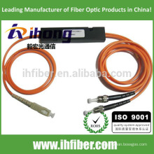 1 * 2 Fibra multimodo FBT Divisor óptico SC Conector ST